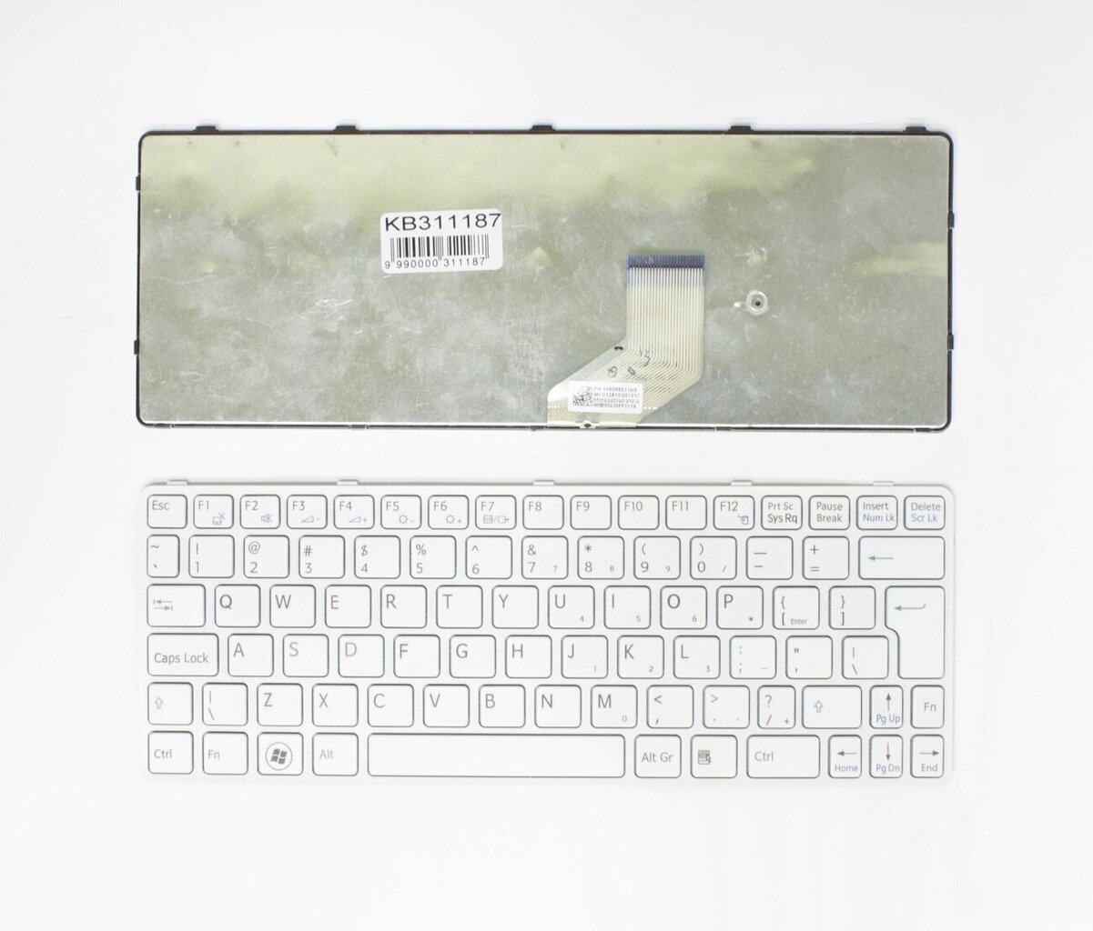 SONY Vaio klaviatuur: SVE11, UK valge hind ja info | Arvutikomponentide tarvikud | hansapost.ee