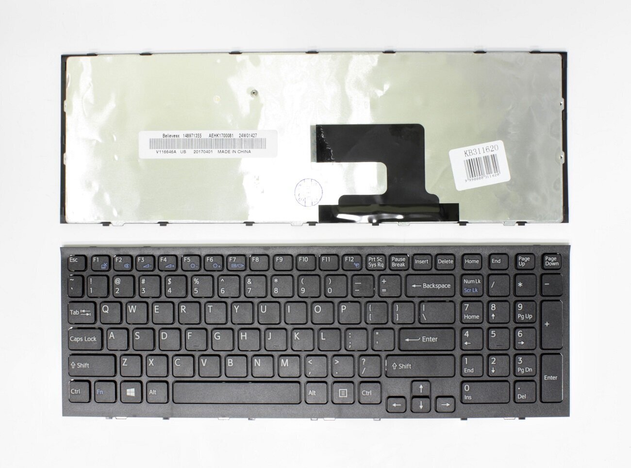SONY klaviatuur: VPC-EH hind ja info | Arvutikomponentide tarvikud | hansapost.ee