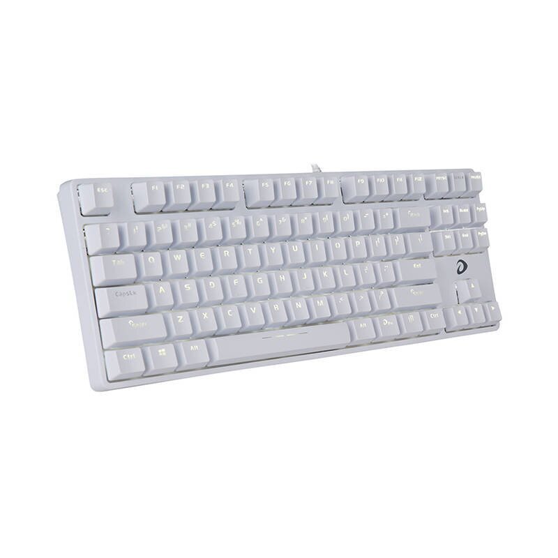 Mechanical keyboard Dareu EK87 (white) цена и информация | Klaviatuurid | hansapost.ee