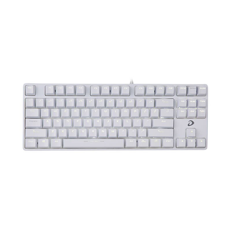 Mechanical keyboard Dareu EK87 (white) цена и информация | Klaviatuurid | hansapost.ee