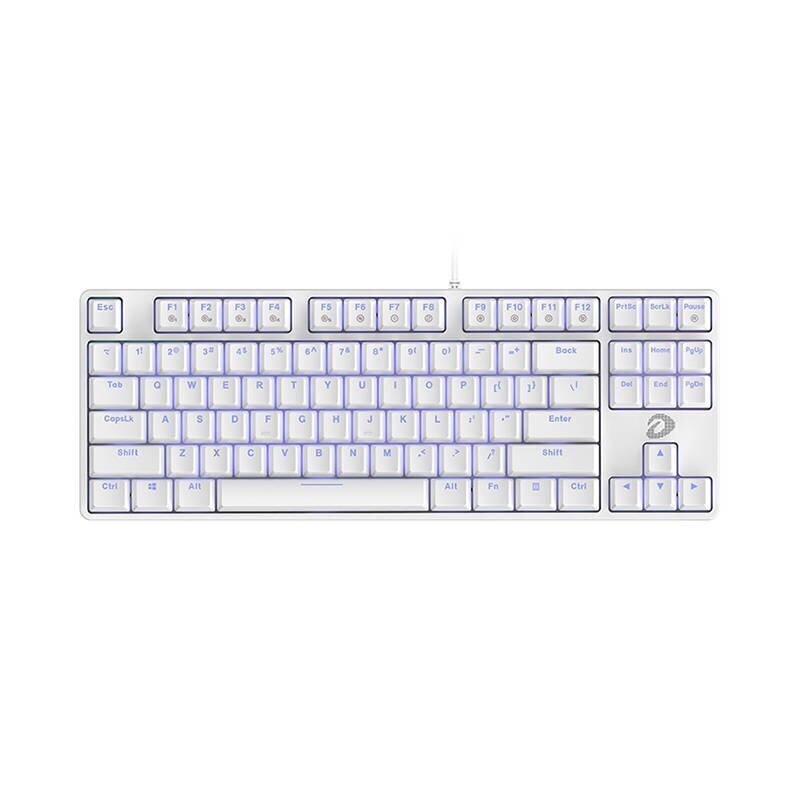 Mechanical keyboard Dareu EK87 (white) цена и информация | Klaviatuurid | hansapost.ee