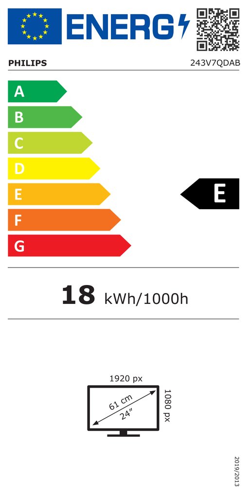 Philips 243V7QDAB/00 цена и информация | Monitorid | hansapost.ee