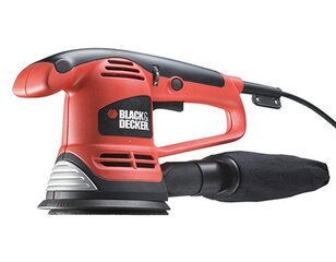 Originaal lihvmasin BLACK+DECKER 125 mm 480 W CASE KA191EK hind ja info | Black&Decker Tööriistad | hansapost.ee