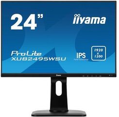 Iiyama XUB2495WSU-B1 цена и информация | Iiyama Телевизоры и аксессуары | hansapost.ee