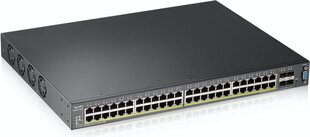 Zyxel XGS2210-52HP Управляемый L2 Gigabit Ethernet (10/100/1000) Power over Ethernet (PoE) 1U Черный цена и информация | Коммутаторы (Switch) | hansapost.ee