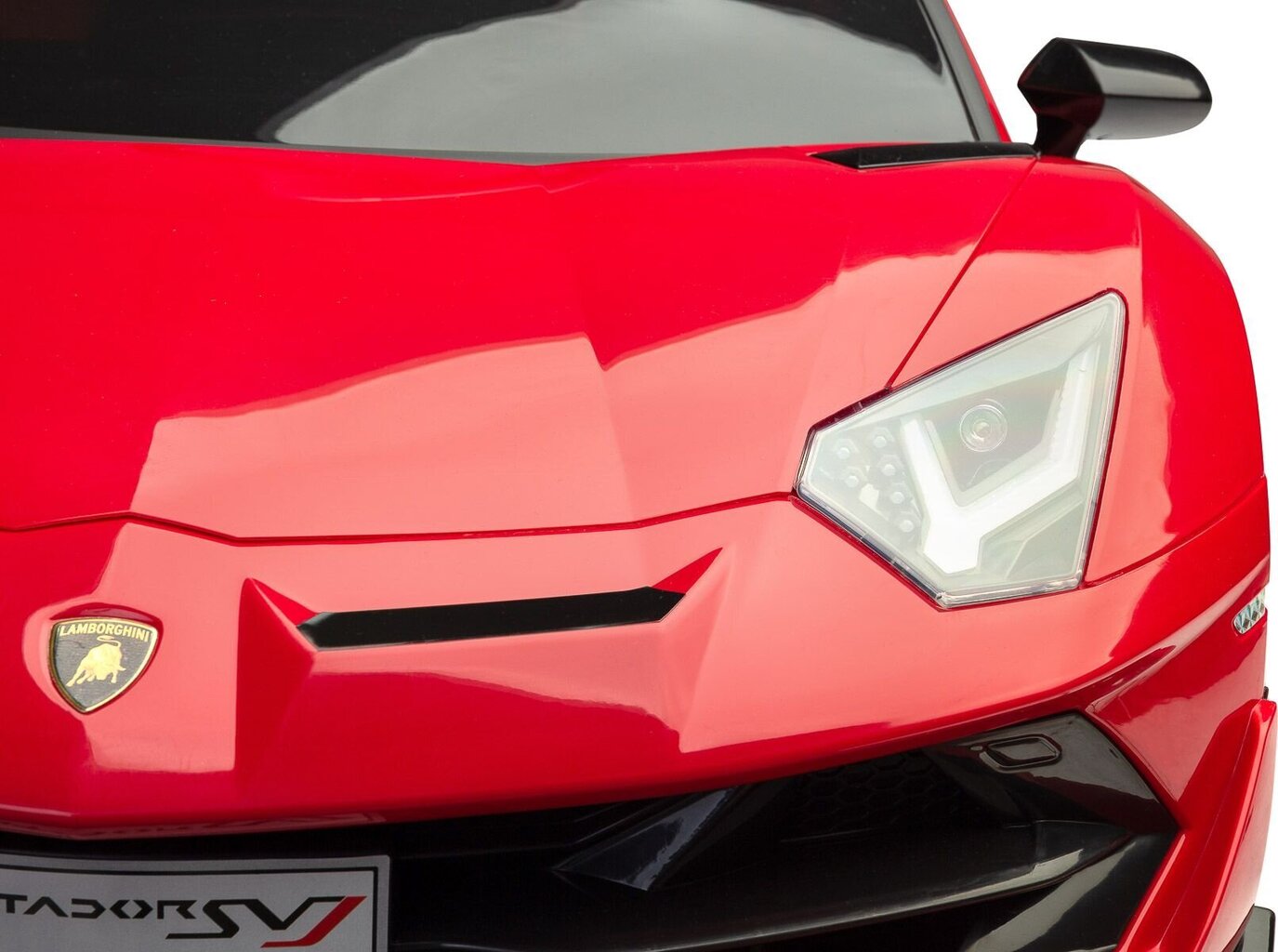 Laste ühekohaline elektriauto Toyz Lamborghini Aventador SVJ, punane цена и информация | Laste elektriautod | hansapost.ee