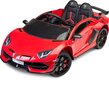 Laste ühekohaline elektriauto Toyz Lamborghini Aventador SVJ, punane цена и информация | Laste elektriautod | hansapost.ee