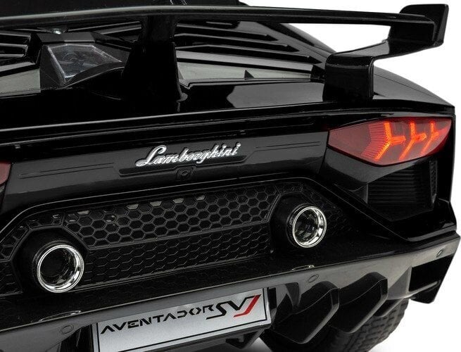 Laste ühekohaline elektriauto Toyz Lamborghini Aventador SVJ, must hind ja info | Laste elektriautod | hansapost.ee