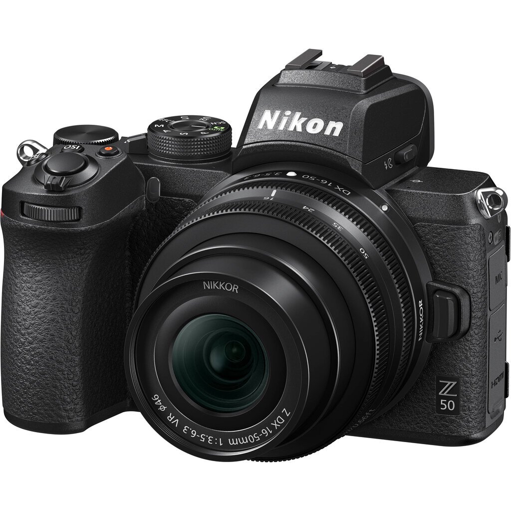 Nikon Z50 + Nikkor Z DX 16-50mm f/3.5-6.3 VR + FTZ II adapter hind ja info | Fotoaparaadid | hansapost.ee