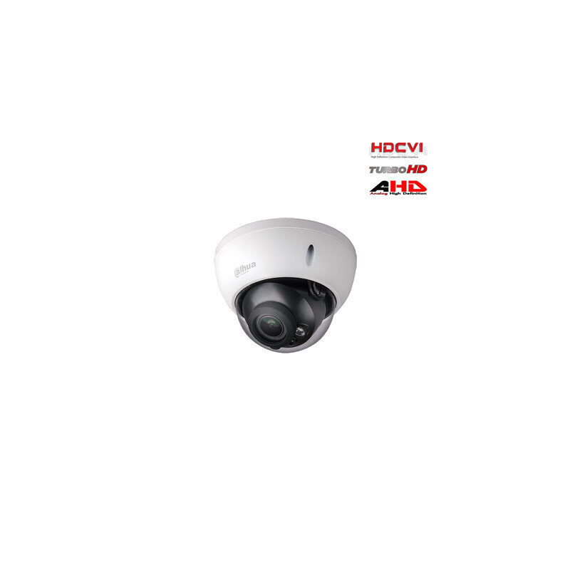 HD-CVI, TVI, AHD, CVBS kuppelkaamera 2MP IR-ga kuni 30m. 1/ 2,7" 2,7-12 mm objektiiv, IP67, IK10 hind ja info | Valvekaamerad | hansapost.ee