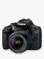 Canon EOS 2000D + EF-S 18-55mm III + EF-S 55-250mm IS STM цена и информация | Fotoaparaadid | hansapost.ee