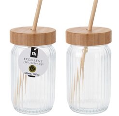 Стакан для напитков с крышкой Bamboo, 500 мл цена и информация | Стаканы, фужеры, кувшины | hansapost.ee