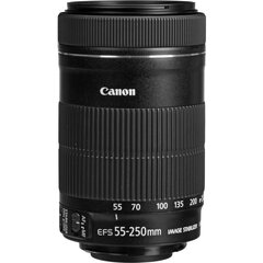 Canon EOS 2000D + EF-S 18 - 55 мм IS STM + EF-S 55 - 250 мм IS STM цена и информация | Цифровые фотоаппараты | hansapost.ee