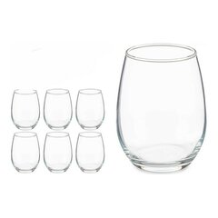 Klaaside komplekt Amber 570 ml Läbipaistev (6 tk) hind ja info | Klaasid, kruusid ja kannud | hansapost.ee