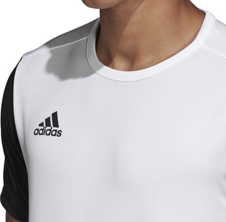 Adidas Jalgpallisärk ESTRO 19 JSY, valge, 164cm hind ja info | Jalgpalli varustus ja riided | hansapost.ee