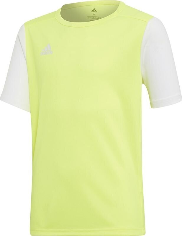 Adidas jalgpallisärk ESTRO 19 JSY, kollane, 140cm hind ja info | Jalgpalli varustus ja riided | hansapost.ee