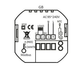 Elektrooniline programmeeritav termostaat (termoregulaator) Feelspot WTH51.36 UUS цена и информация | Принадлежности для отопительного оборудования | hansapost.ee