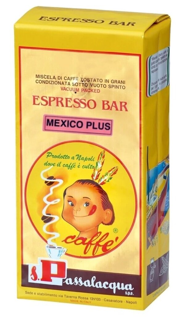 Kohvioad Passalacqua Mexico plus 1kg цена и информация | Kohv ja kakao | hansapost.ee