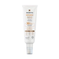 Солнцезащитный крем для лица Sesderma Repaskin Slik Touch Spf 50, 50 мл цена и информация | Кремы от загара | hansapost.ee