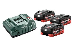 Aku Metabo 3 x 5,5 Ah LIHD + ASC 145 laadija цена и информация | Дрели и шуруповёрты | hansapost.ee