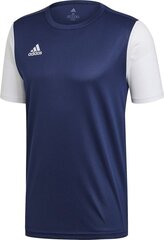 Adidas Jalgpallisärk ESTRO 19 JSY, sinine, 128cm hind ja info | Jalgpalli varustus ja riided | hansapost.ee