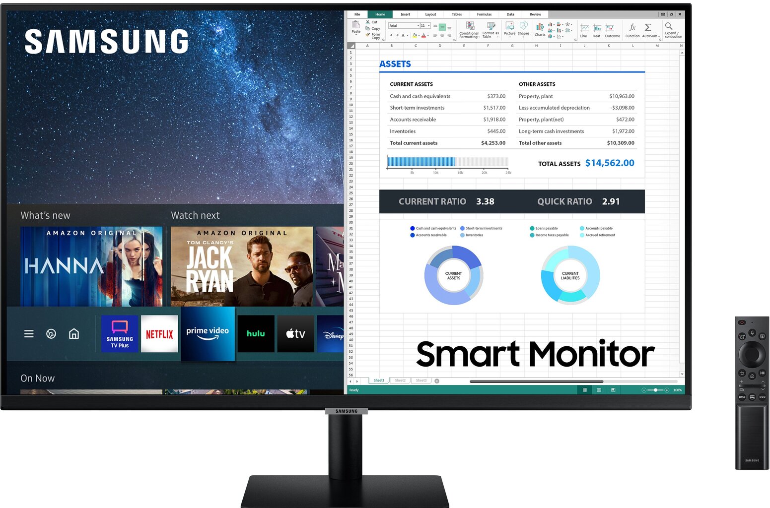 27" Full HD Smart monitor nutiteleri funktsionaalsusega Samsung M5 LS27AM500NRXEN hind ja info | Monitorid | hansapost.ee