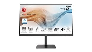 LCD monitor|MSI|MODERN MD271P|27"|Business|Paneel IPS|1920x1080|16:9|75Hz|Matt|5 ms|Kõlarid|Swivel|Pivot|Reguleeritav kõrgus|Kallutus|MODERNMD271P цена и информация | Мониторы | hansapost.ee