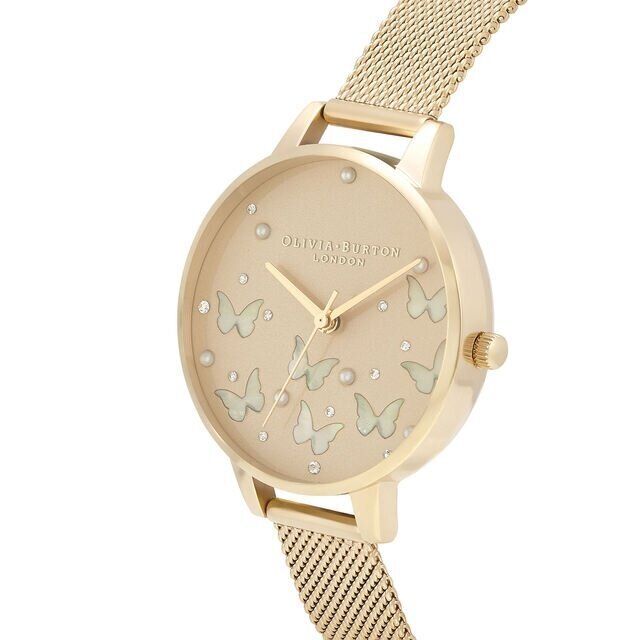 Olivia Burton Sparkle Butterfly käekell цена и информация | Käekellad naistele | hansapost.ee