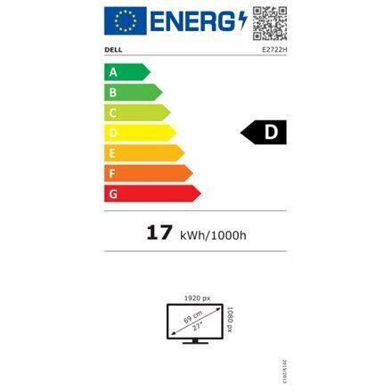 Dell E2722H hind ja info | Monitorid | hansapost.ee