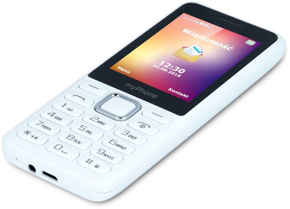 Mobiiltelefon MyPhone 6310, Valge цена и информация | Telefonid | hansapost.ee