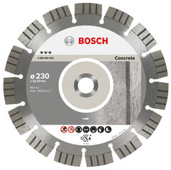 Teemantketas BOSCH 230x22 SEG BETOON hind ja info | Käsitööriistad | hansapost.ee