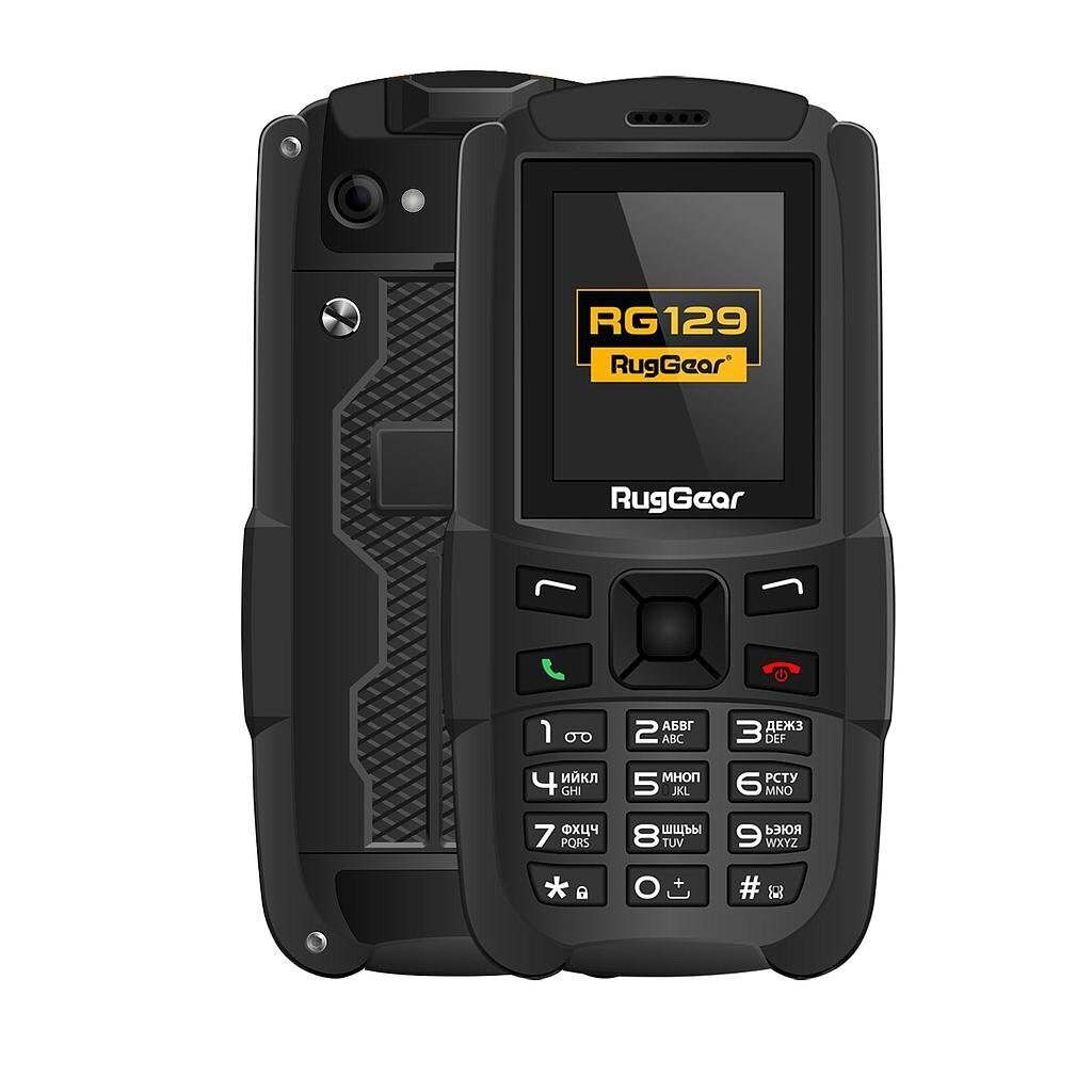 Телефон RugGear RG129, Dual SIM, Black цена | hansapost.ee