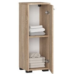 Напольный шкафчик S30 Wenge для ванной комнаты, светло-коричневый цена и информация | Шкафчики для ванной | hansapost.ee