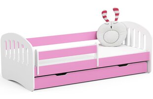 Lastevoodi Play koos madratsiga, 180x80 cm, roosa цена и информация | Детские кровати | hansapost.ee