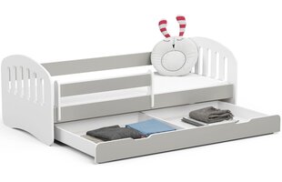Детская кровать Play с матрасом, 180x80 см, серая цена и информация | Детские кровати | hansapost.ee
