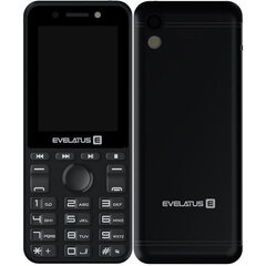 Mobiiltelefon Evelatus Tron, Dual SIM, Must hind ja info | Telefonid | hansapost.ee