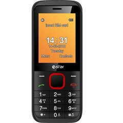 eStar X24, Dual Sim, Punane цена и информация | Мобильные телефоны | hansapost.ee