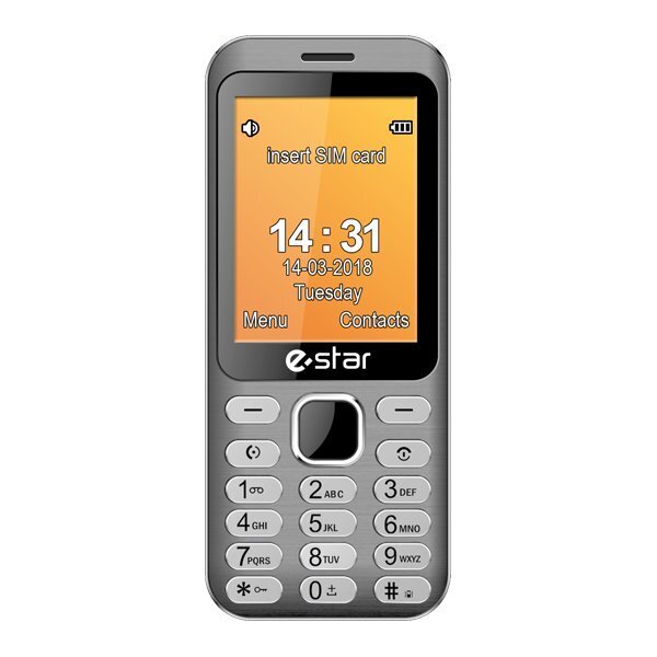 eStar Feature Phone X28 Silver Dual SIM hind ja info | Telefonid | hansapost.ee
