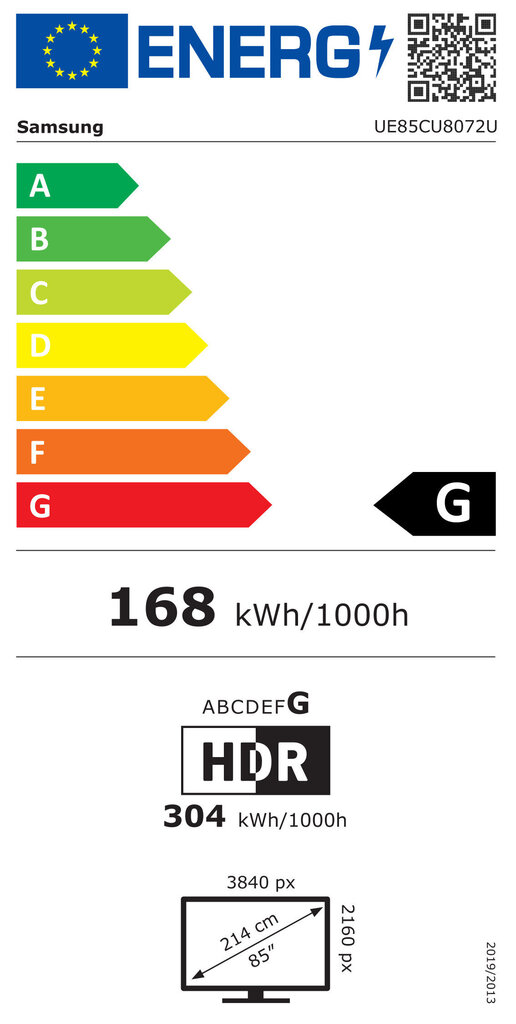 Samsung UE85CU8072UXXH цена и информация | Televiisorid | hansapost.ee