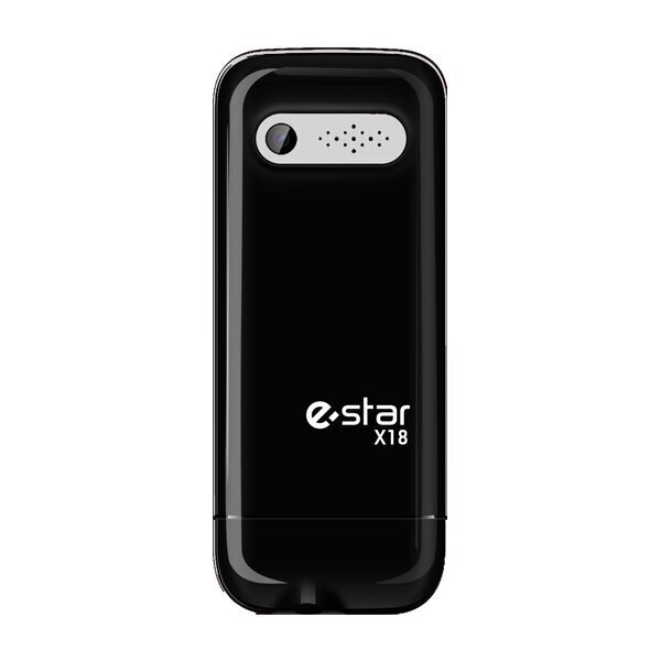 eStar X18, 0.5 GB, Dual SIM Black hind ja info | Telefonid | hansapost.ee
