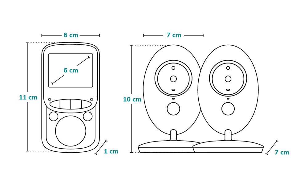 Mobiilne lapsehoidja Overmax Babyline 5.1 hind ja info | Beebimonitorid | hansapost.ee