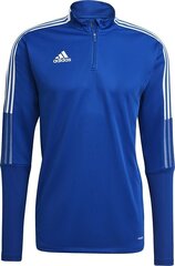 Dressipluus Adidas TIRO 21, sinine, S hind ja info | Jalgpalli varustus ja riided | hansapost.ee