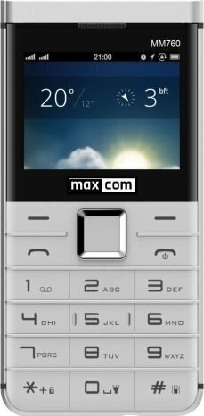 Maxcom Comfort MM760, Dual SIM White hind ja info | Telefonid | hansapost.ee