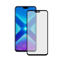 Karastatud Klaasist Mobiiltelefoniekraani Kaitse Honor 8X KSix Extreme 2.5D, Must hind ja info | Ekraani kaitseklaasid ja kaitsekiled | hansapost.ee