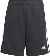 Шорты для мальчиков Adidas Tiro 21 Sweat Short Jr GM7343, черные, 128 см цена и информация | Футбольная форма и другие товары | hansapost.ee