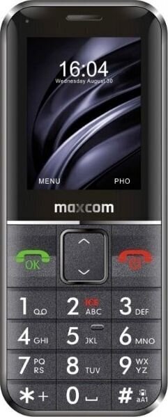 Maxcom Comfort MM735 Black price and information | Telefonid | hansapost.ee