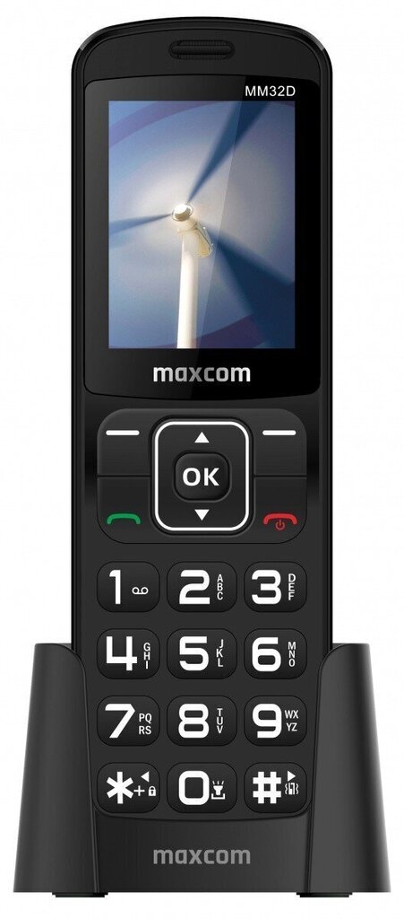 Maxcom GSM MM 32D Comfort, Black hind ja info | Telefonid | hansapost.ee