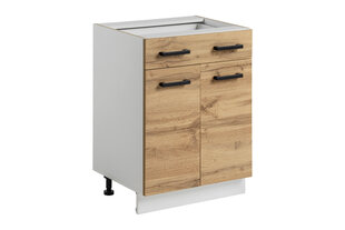 Кухонный шкафчик Rita 60/81 1 2D, светло коричневый цвет цена и информация | Кухонные шкафчики | hansapost.ee