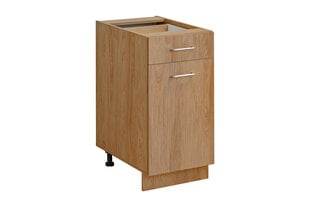 Шкаф кухонный Laxy 40/81 1S1D, коричневый цвет цена и информация | Кухонные шкафчики | hansapost.ee