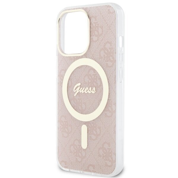 Guess GUHMP13LH4STP iPhone 13 Pro | 13 6.1" różowy|pink hardcase 4G MagSafe hind ja info | Telefonide kaitsekaaned ja -ümbrised | hansapost.ee